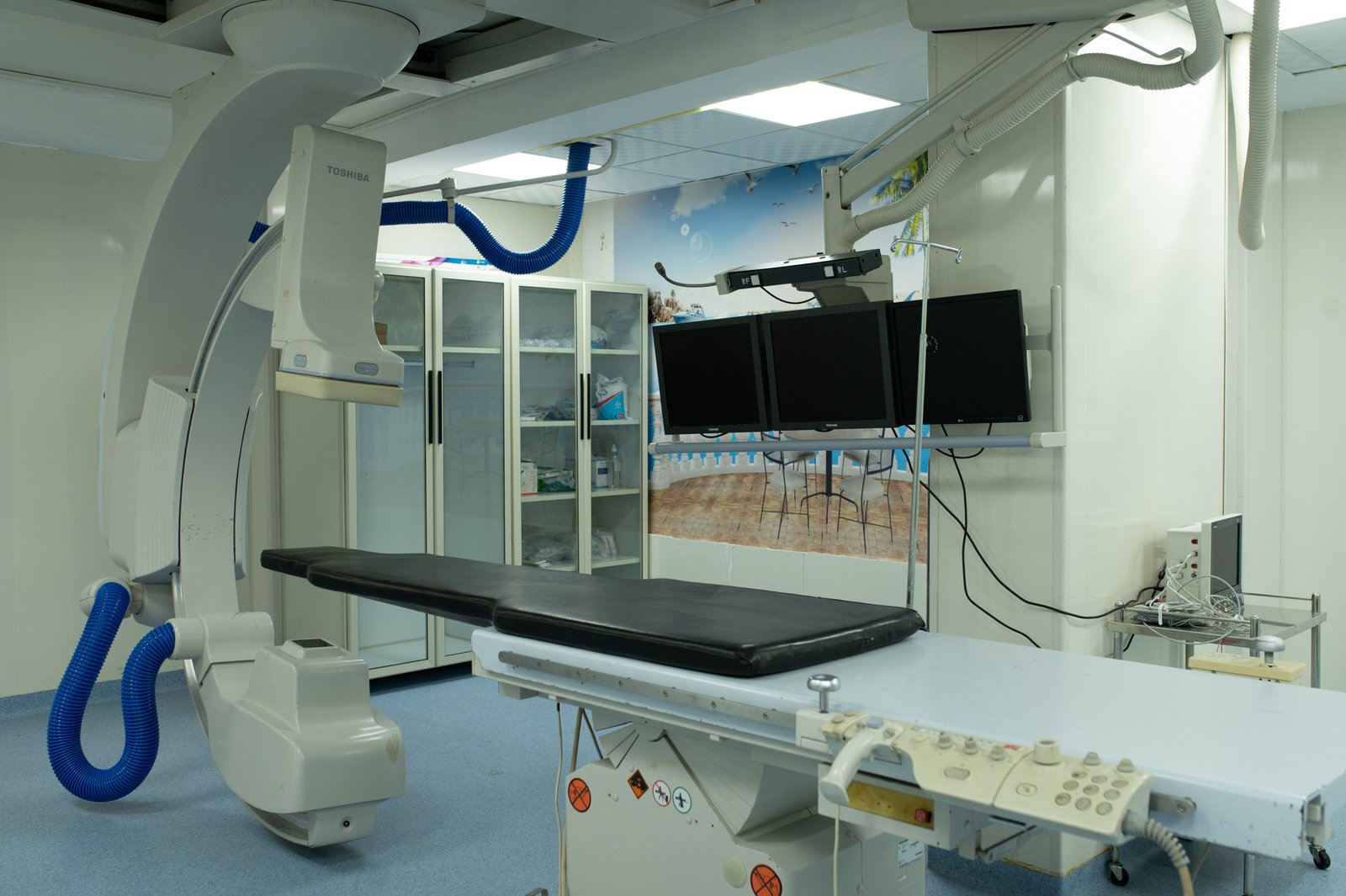 Catheterization unit